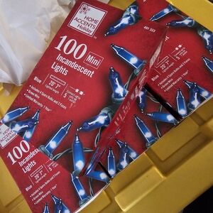 Blue Incandescent Mini Lights